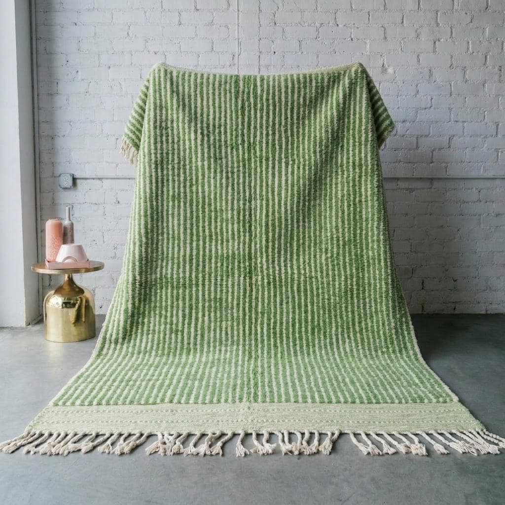 MAISON STRAYSHEEP RUG GREEN ブランケット STRAYSHEEP RUG