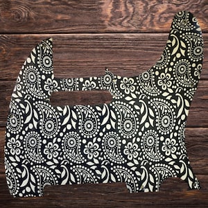 Custom Dark BLUE und Paisley 8 Loch Fender Telecaster E-Gitarren Pickguard