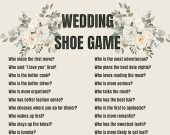 Wedding Shoe Game for Couples on Their Big Day To Have Fun and Connect with Their Guests