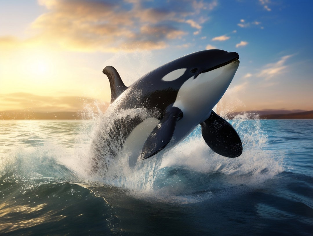 Killer Whale Orca Download Nature Animal Art Hawaii Kauai Maui - Etsy