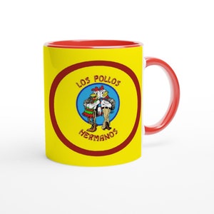 LOS POLLOS HERMANOS - series mug - Tribute Gus Fring mug/ Poster/ Movie mug/ Cult movie/ Ceramic mug/ Coffee mug/ Tea mug/ 11oz