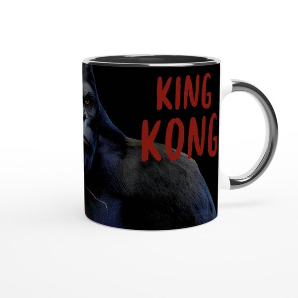 Kong's Crown Cup: King Kong inspired coffee tea mug