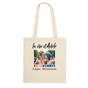 La vie d&#39;Adele Tote Bag /Art bag/Palette bag/Movie Tote Bag /Cotton Tote Bag / Cinema art bag / Aesthetic Tote Bag / Shopping Bag / Eco Bag/