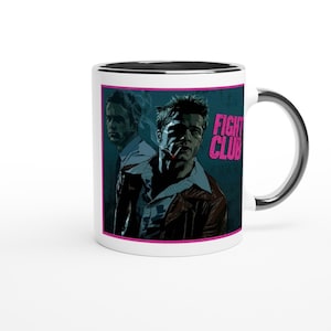 FIGHT CLUB// David Fincher / Edward Norton - Brad Pitt /TRIBUTE/ Tasse Film/ Keramiktasse/ Kaffeebecher/Kaffeebecher/11oz