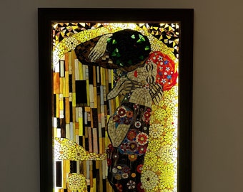 DER KUSS / Gustav Klimt / 154cm x 80cm