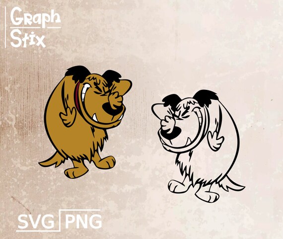 Muttley the cheap dog laughing