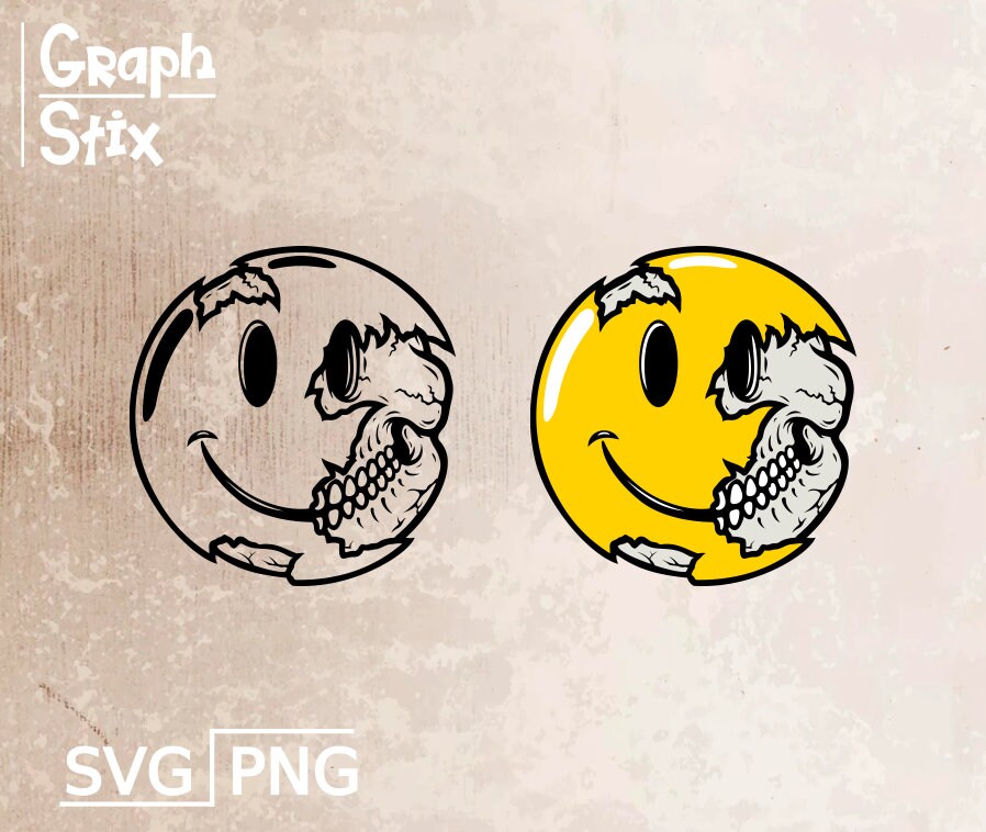 Smiley Face Tattoo - Etsy Smiley Face Tattoo - Etsy
