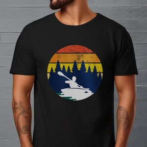 Kayak Shirt Retro Adventure Tee, Nature Lover Outdoor Gift, Outdoor Adventure Camping Tee, Paddling Shirt, Perfect Gift for Kayaker