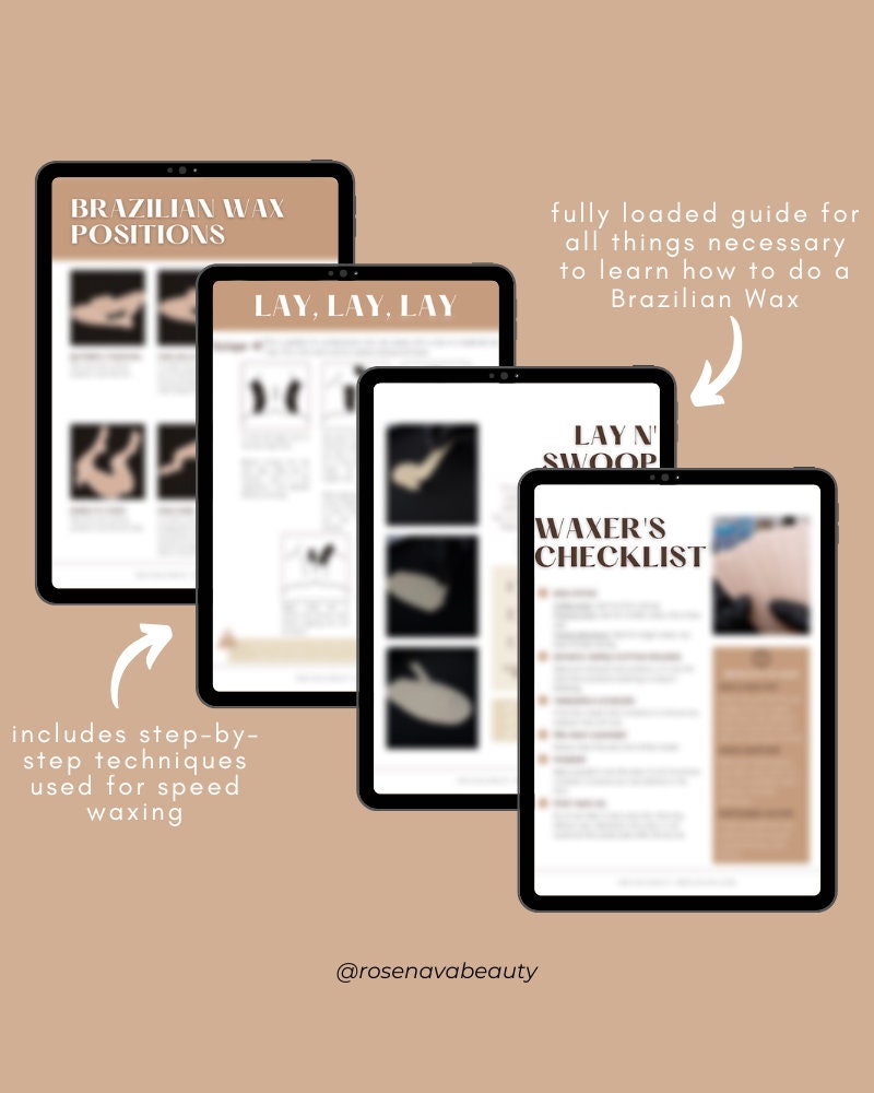 Brazilian Wax Guide Etsy