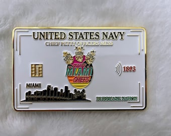 NTAG Miami Chief Challenge Coin Navy Chief