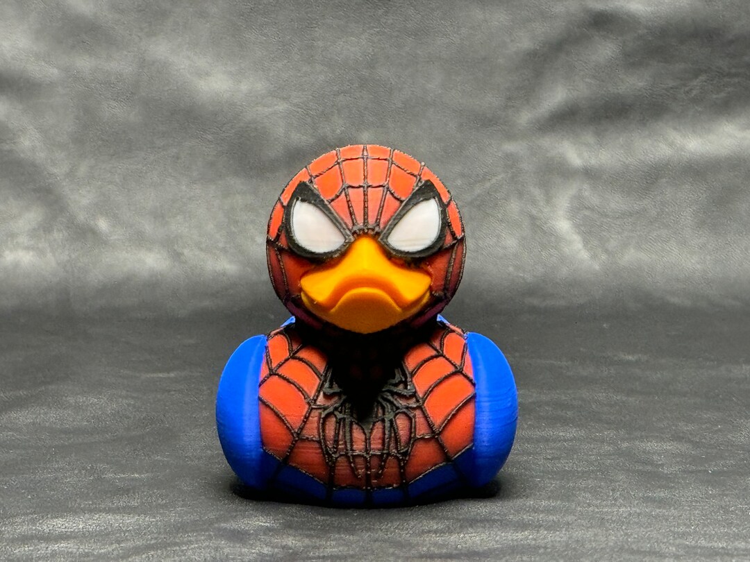 Magnetic 3D Printed Spider Duck Figurine - Etsy