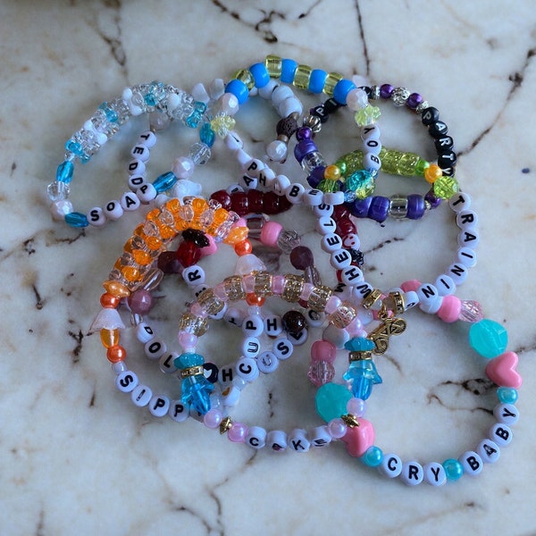 CRYBABY Concert Friendship Bracelets - For Trading - One Size Fits All - Kandi for Bracelet Trading - RANDOMLY CHOSEN, Read Description