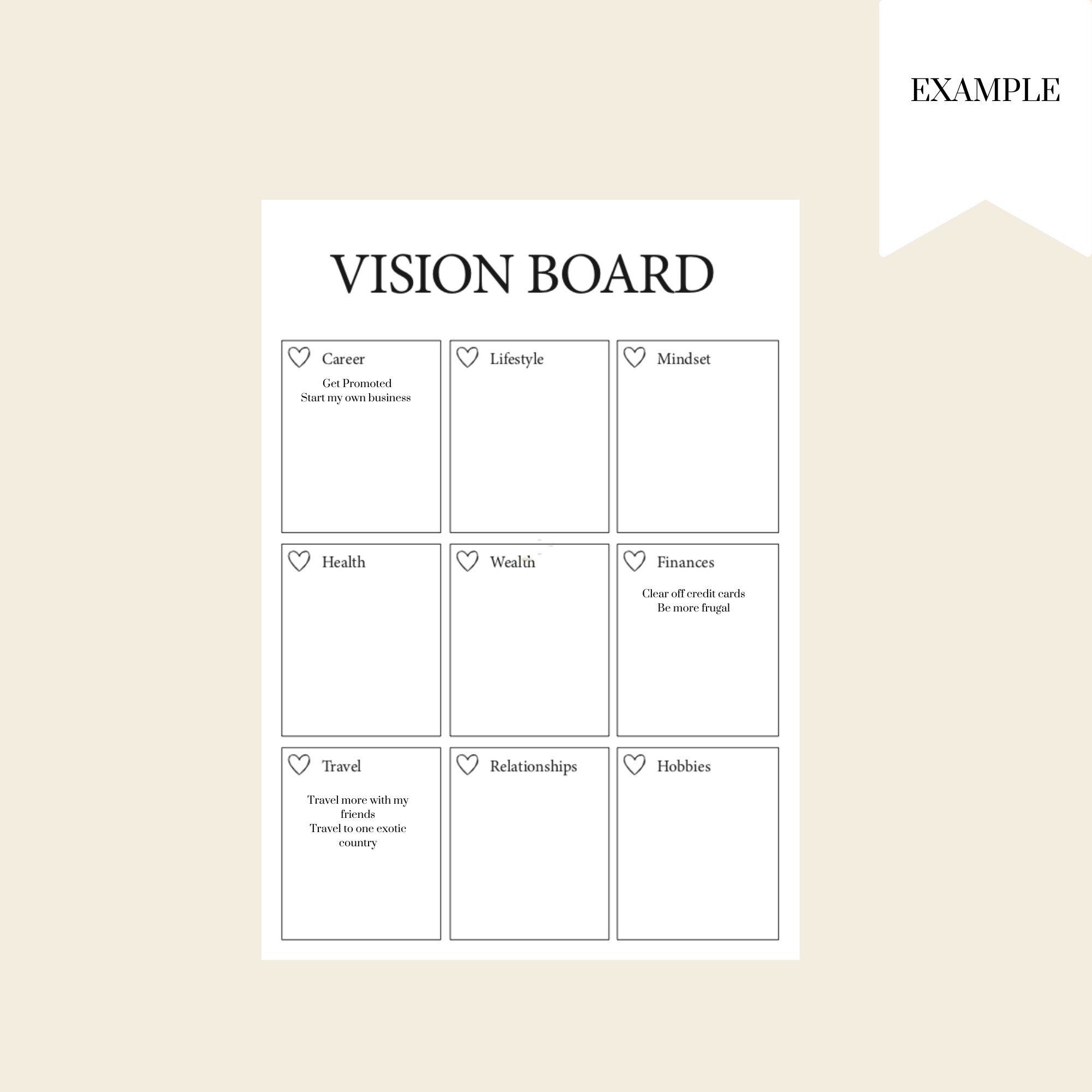 PRINTABLE VISION BOARDS 2022/2023 Etsy