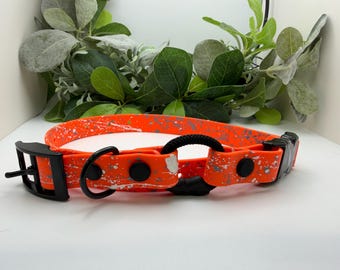 PREMADE 3/4" Wide Splattered E Collar Straps