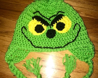 Crochet Grinch Hat