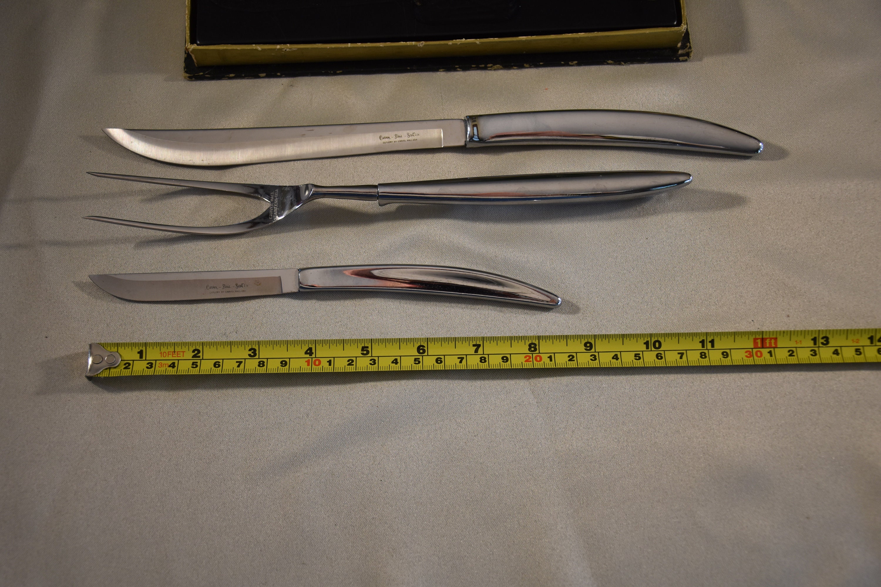 Vintage Stainless Steel Carvel Hall Steak Knife Set and a Two Etsy