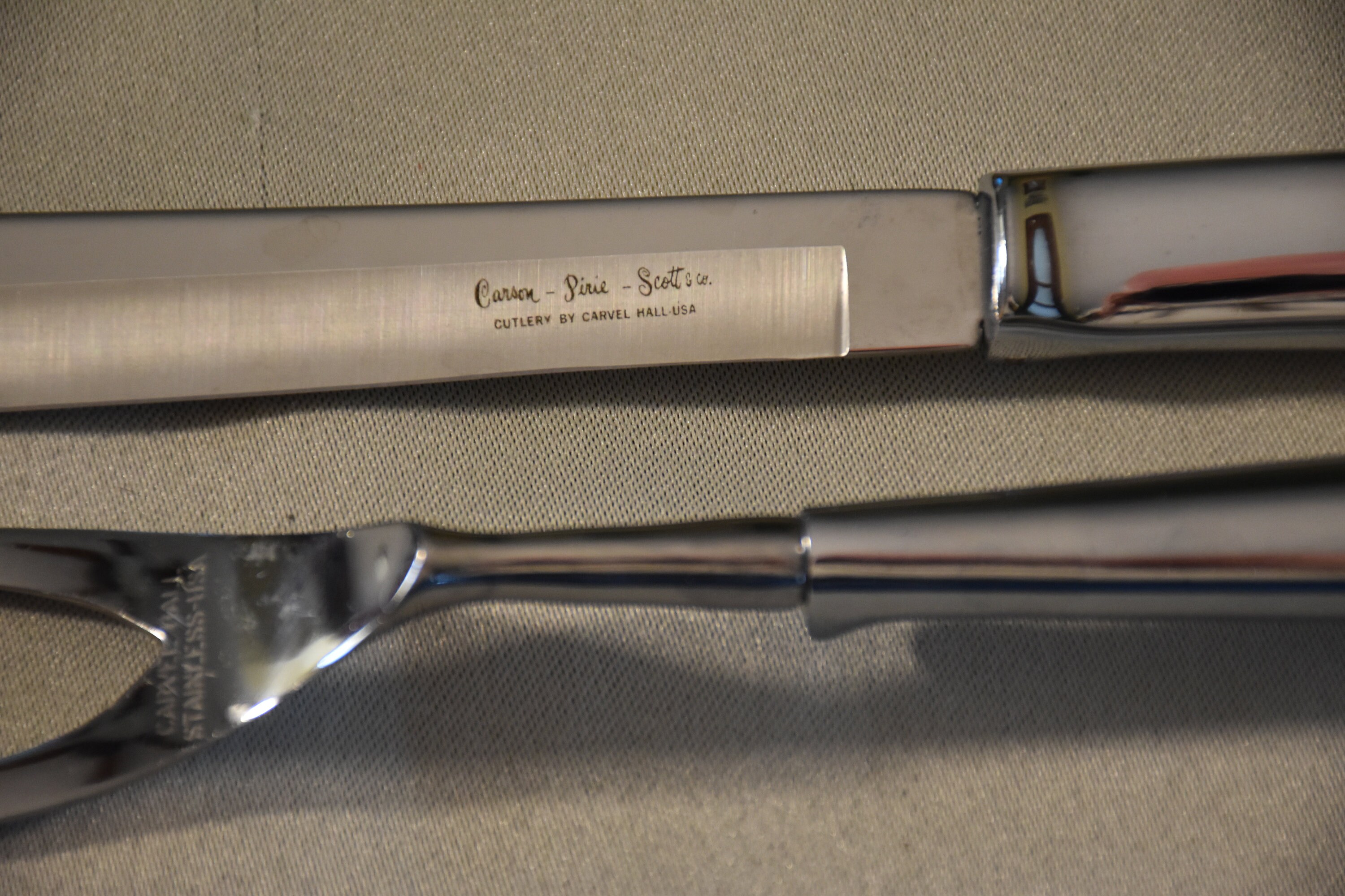 Vintage Stainless Steel Carvel Hall Steak Knife Set and a Two Etsy