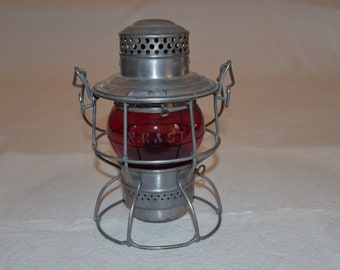 ADLAKE Nashville, Chattanoga & St. Louis Rail Road Lantern #400 Red Globe