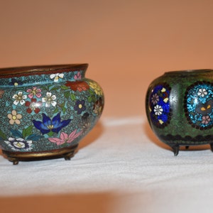 Cloisonne Bowls Japanese Antique