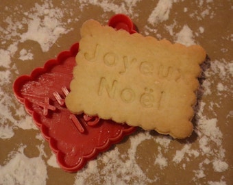 Emporte-Pièce "Joyeux Noël"