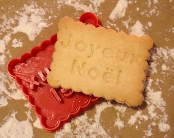 "Merry Christmas" Cookie Cutter