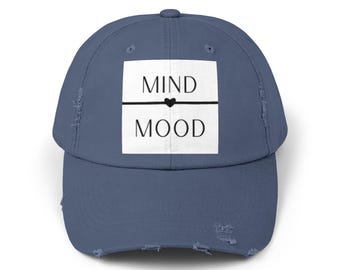 Mind Over Mood - uniseks pet met distressed-effect