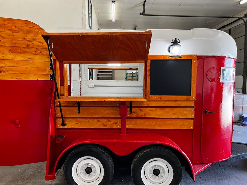 Vintage Horse Trailer Mobile Bar Etsy