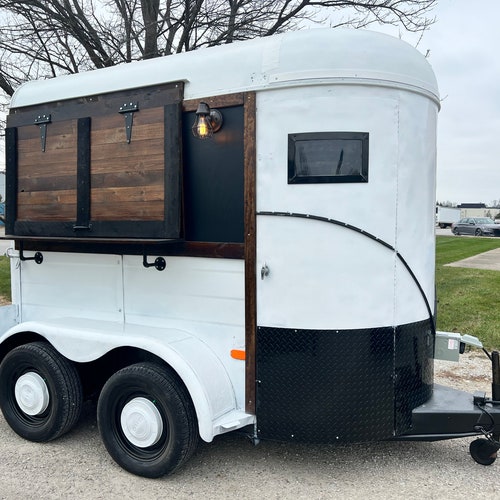 Vintage Horse Trailer Mobile Bar Etsy