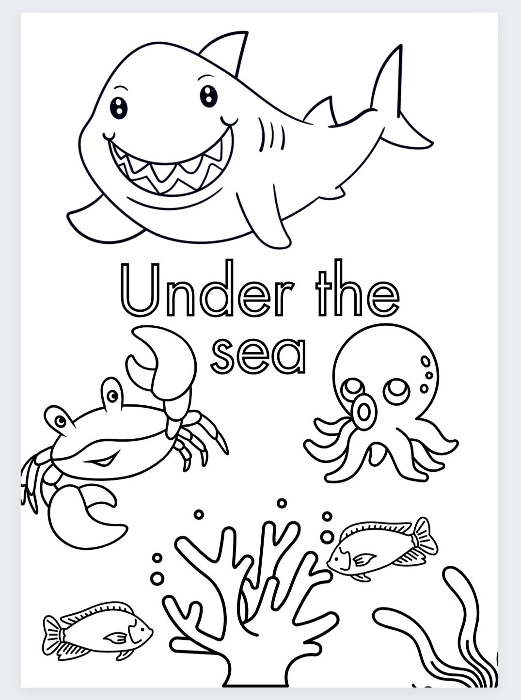 Children's Colouring Pages - Etsy