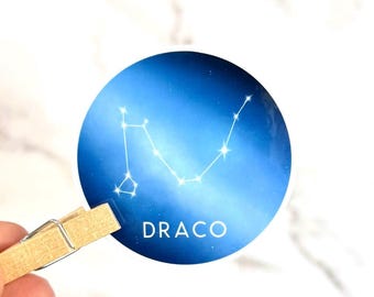Dramione Sticker: Draco Star Constellation Vinyl Decal