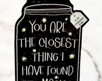 Dramione Sticker – 'Soft as it Began' Fanfisch-inspiriert, wasserfest