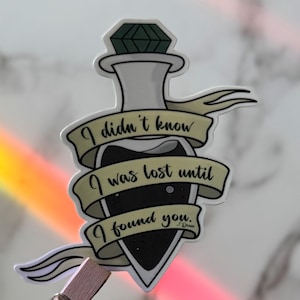 Dramione &#39;Damaged Goods&#39; Sticker: Fanfiction Inspired Potion Bottle