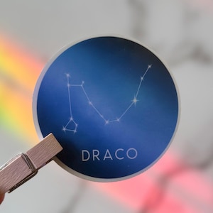 Dramione Sticker - Draco Star Constellation - Fanfiction - for Water bottle, kindle, laptop - Draco and Hermione - Draco Malfoy