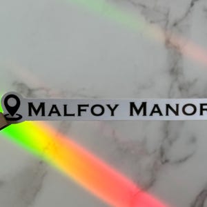 Malfoy Manor Sticker - Fanfiction - for Water bottle, kindle, laptop - Draco Malfoy and Hermione Granger