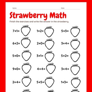 Addition and Subtraction Worksheet for Kindergarten, Fun Worksheet for ...