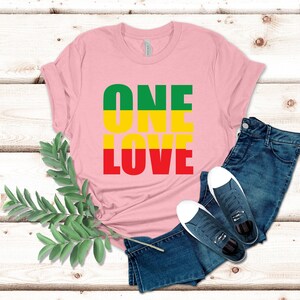 Bob Marley "One Love" T-Shirt: Vintage Reggae Music Tee image 6