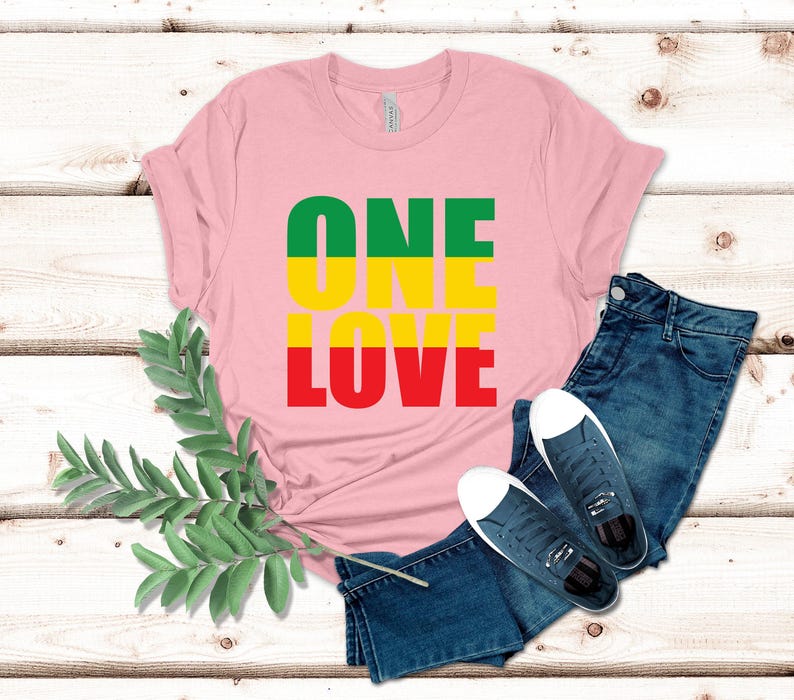 Bob Marley "One Love" T-Shirt: Vintage Reggae Music Tee image 6