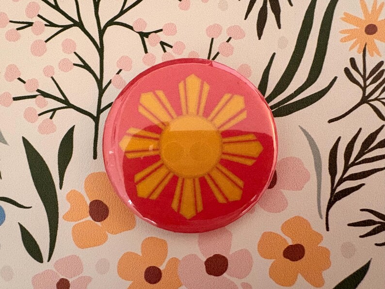Filipino Button Pins - Etsy
