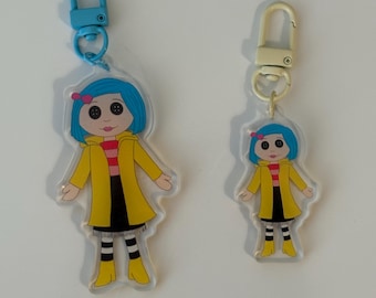 Coraline Doll acrylic keychain