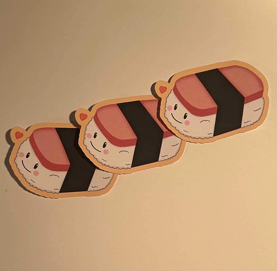 Spam Musubi Sticker- Non- Laminated - Etsy