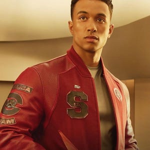 Hand Crafted Darem Reymi Costume Bomber Jacket, Halloween Sci-Fi Costume