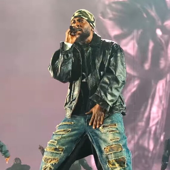 Handmade Grand National Tour Kendrick Lamar Dice Leather Jacket