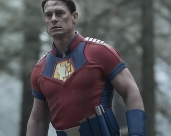 Handgefertigte John Cena Kostüm Cosplay Lederjacke, PM Staffel 3 John Cena Halloween Cosplay Outfit