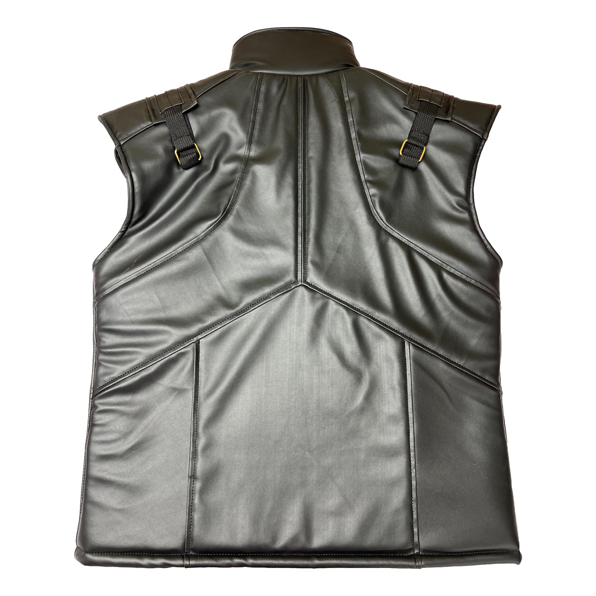 【希少サイズ】美品 CALEE leather vest XLsize Zara limited Edition VINTAGE EFFECT LEATHER VEST Size Large