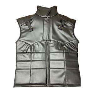 Hand Crafted Metal Gear 2 Solid Snake Vest Costume Solid Snake Cosplay Vest Biker Leather Vest