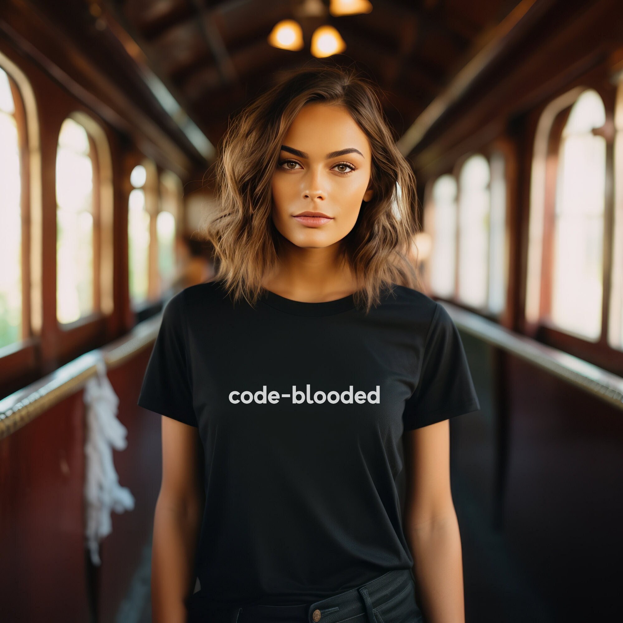 Code Blooded Shirt, Developer Shirt, Coding Shirt, Code Shirt,coder ...