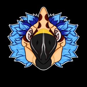 Symmetrical Character Badge Fursona Commission image 6