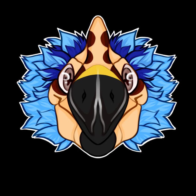 Symmetrical Character Badge Fursona Commission image 6