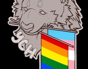Comisión de insignias YCH de Furry Fursona