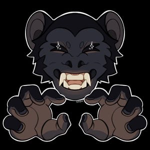 Symmetrical Character Badge Fursona Commission image 8